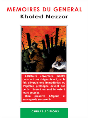 cover image of Mémoires du général Khaled Nezzar